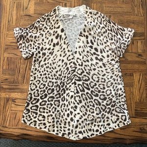 Chico’s Throw Over Light Jacket Brown Tan 3 16